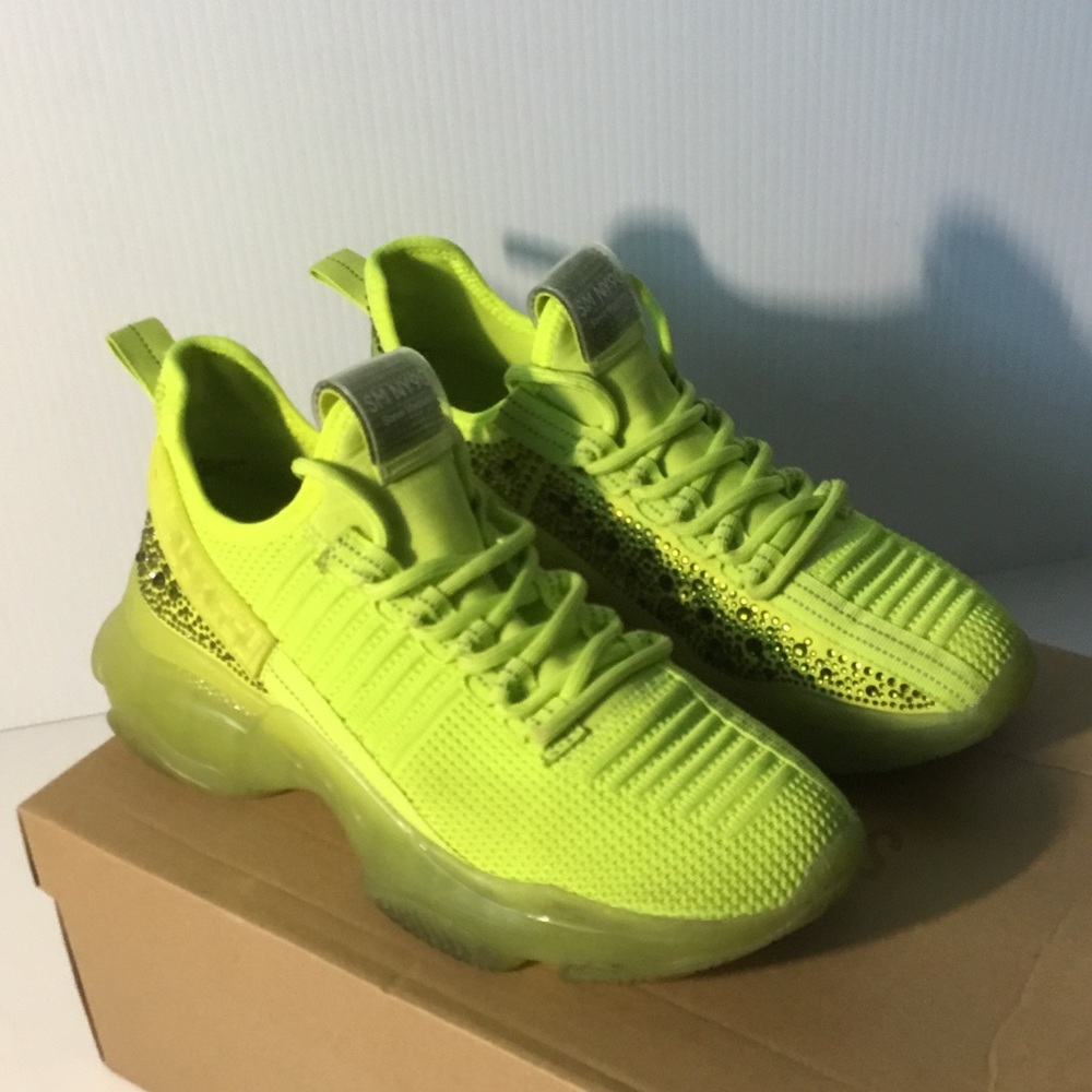Steve Madden Neon Yellow Athletic Sneakers